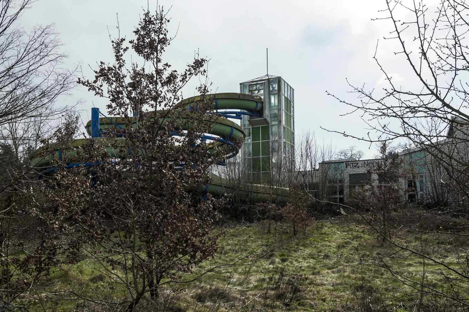 Spaßbad-Ruine