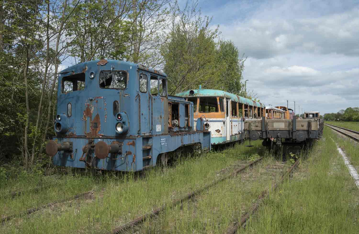 Schrott auf Abstellgleis