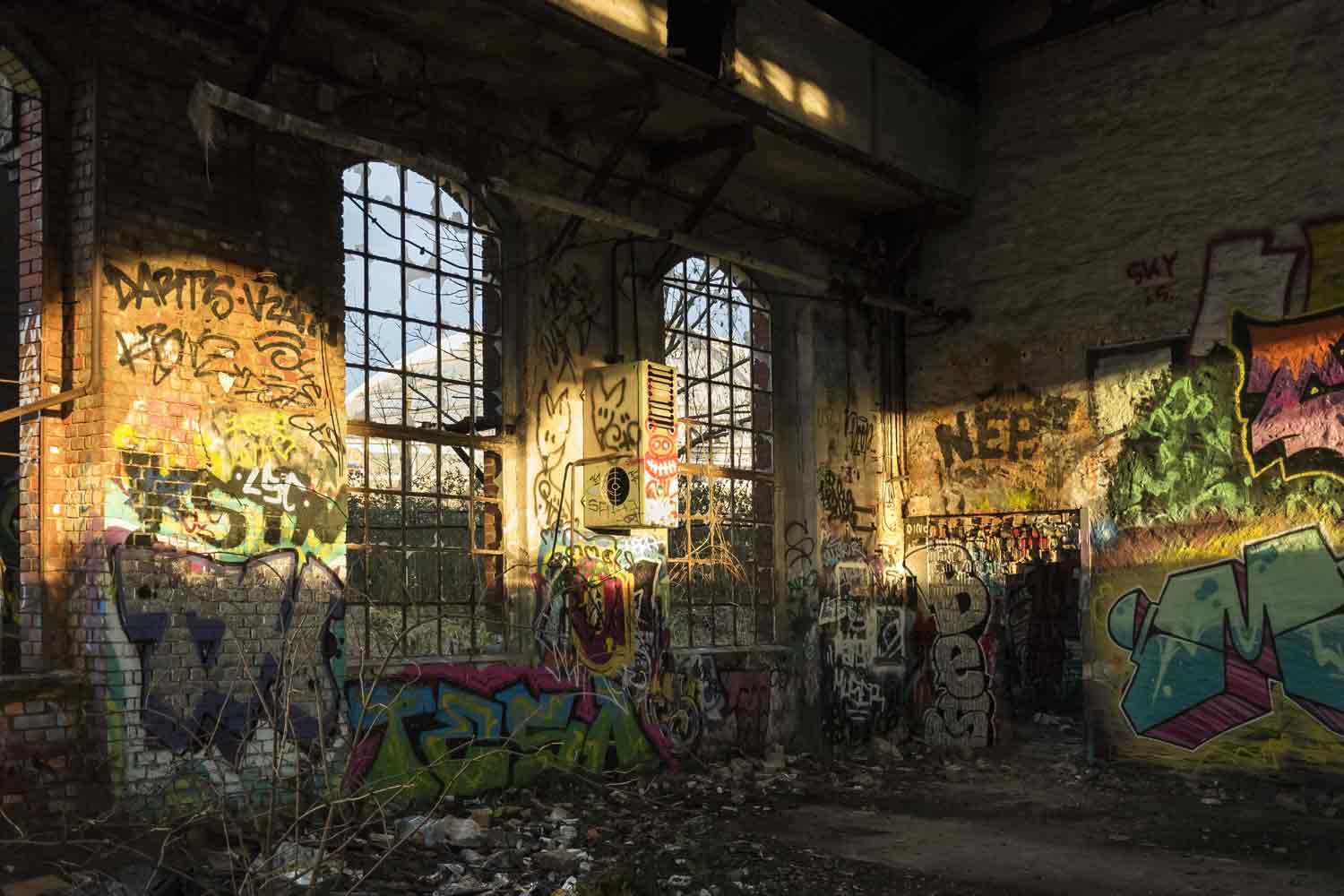 Graffities und Verfall