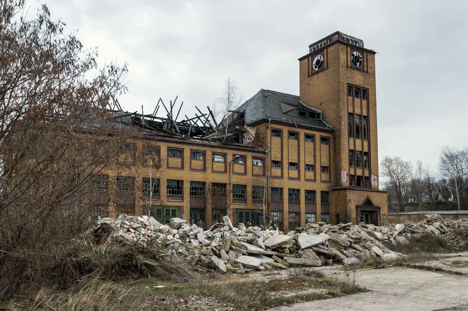 Brandschaden Brauerei Lützschena