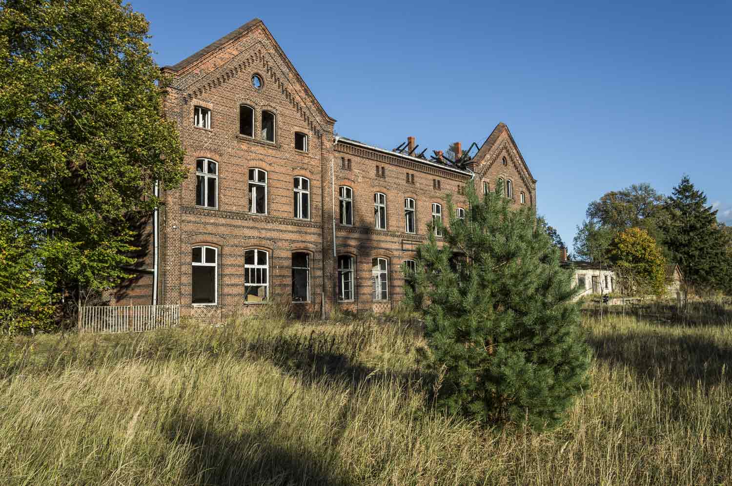 Ehemaliges Empfangsgebäude im Dömitzer Bahnhof Bahnhofsgebäude Dömitz