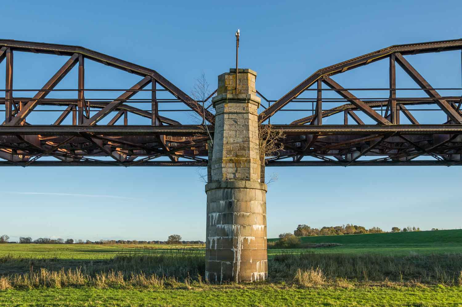 Pfeiler der Brücke