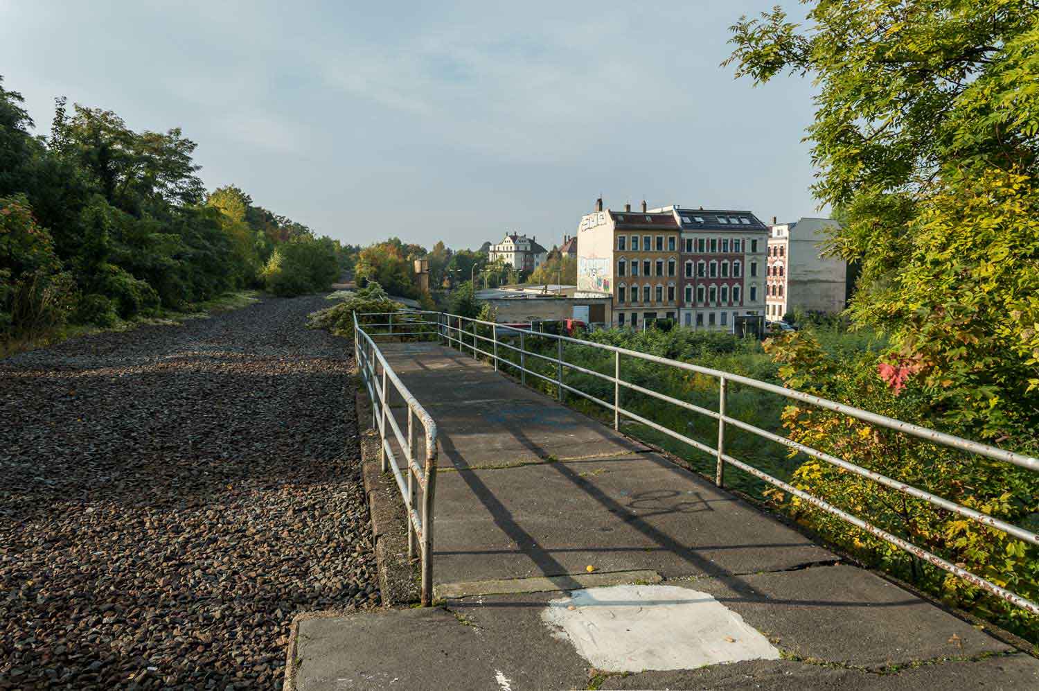 Zurückgebauter Haltepunkt