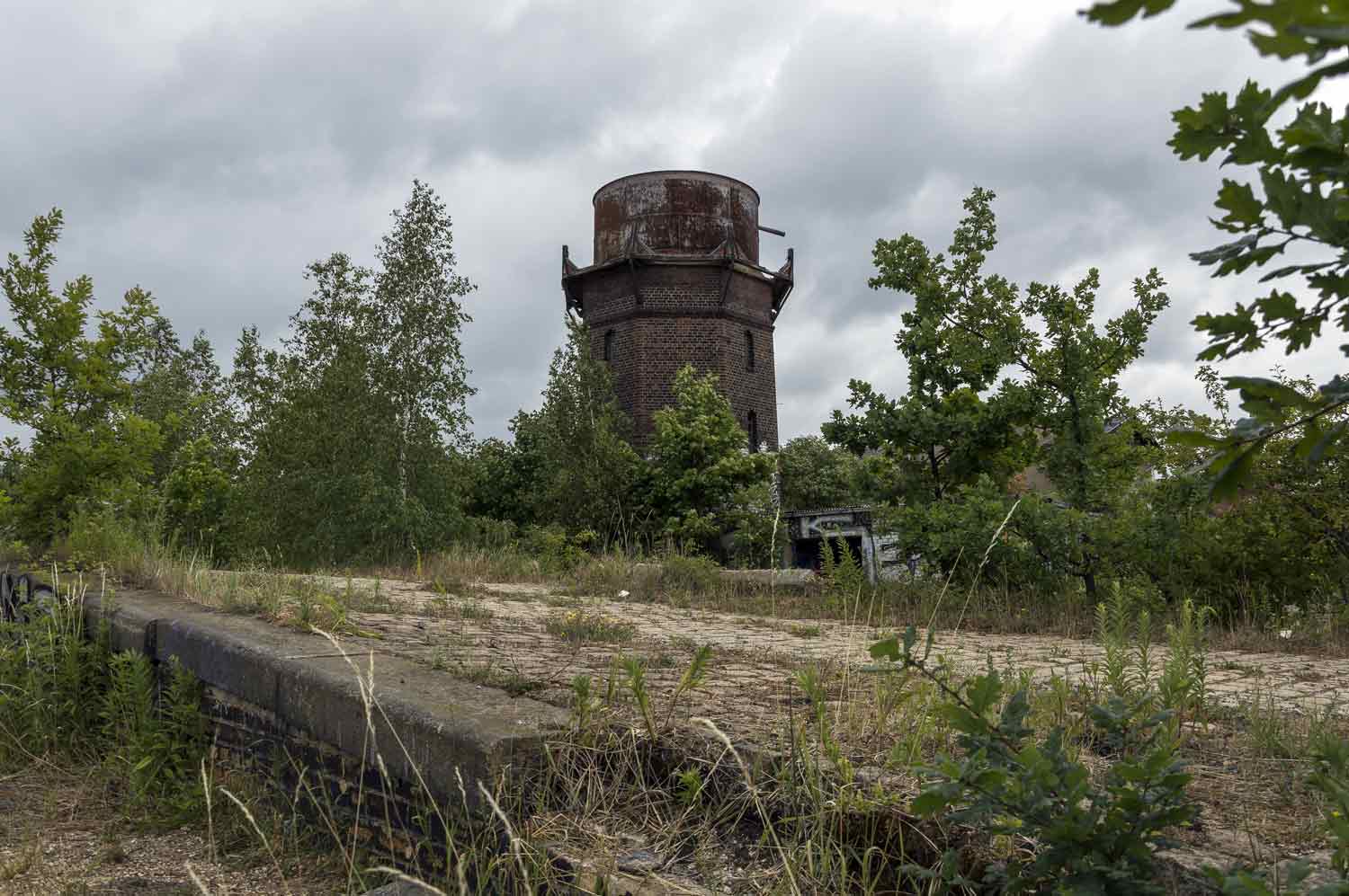 Wasserturm und Laderampe