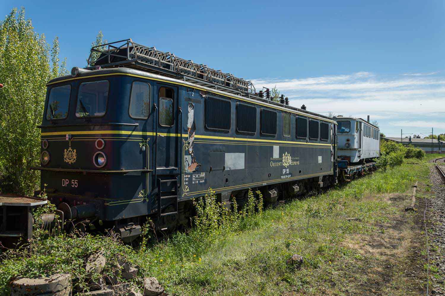 Lok 242 199 im Orient-Express-Outfit