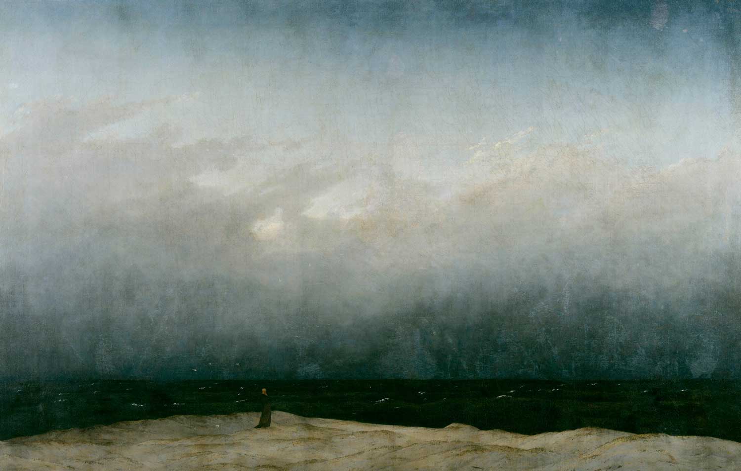 Friedrichs Gemälde gehört zu den besten Darstellungen des Erhabenen Caspar David Friedrich - Der Mönch am Meer