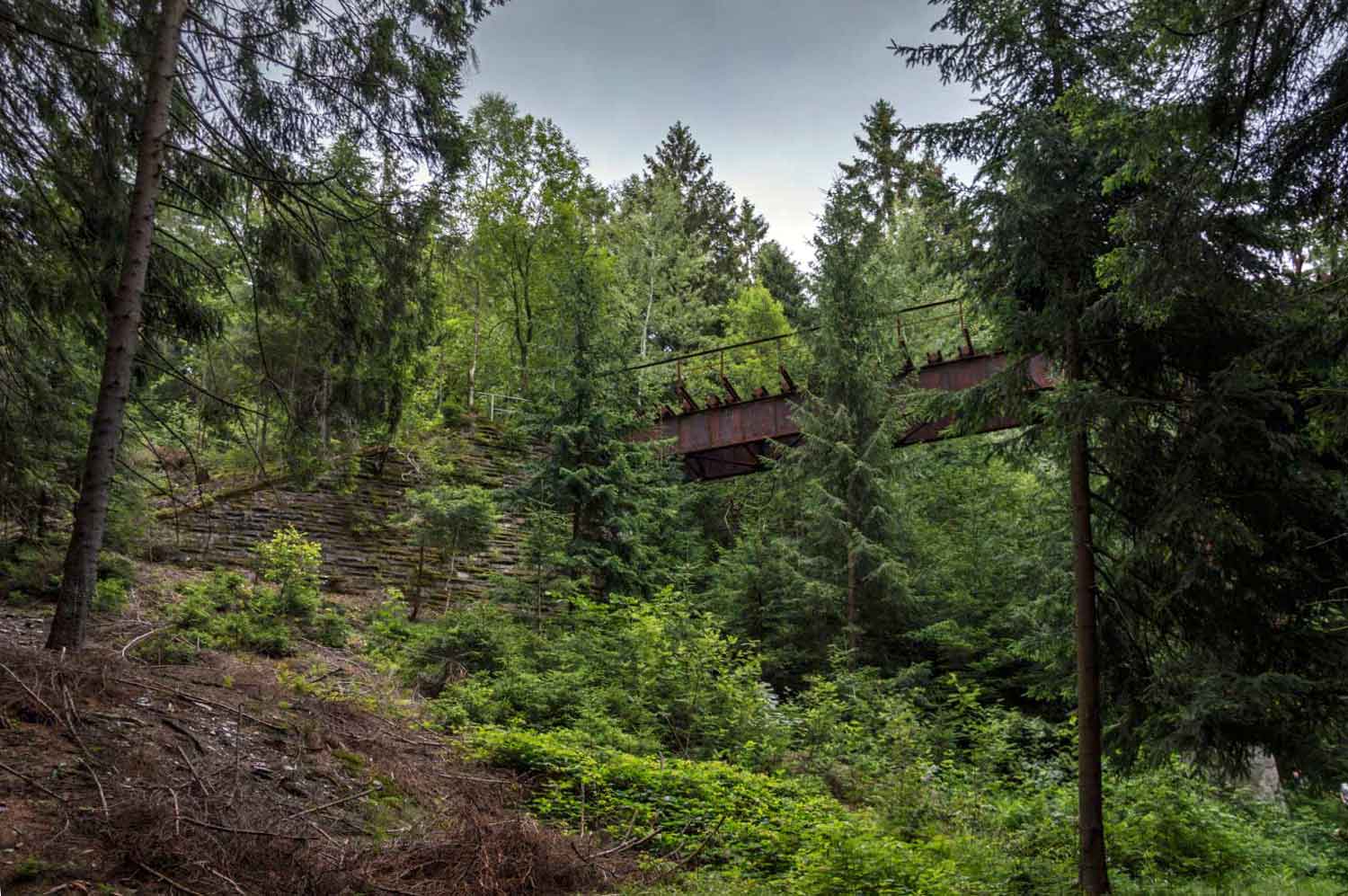 Brücke in der Landschaft