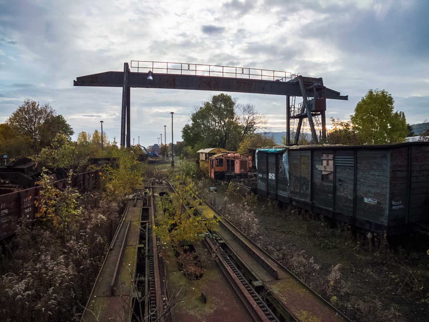 Überblick Gernroder Umladebahnhof