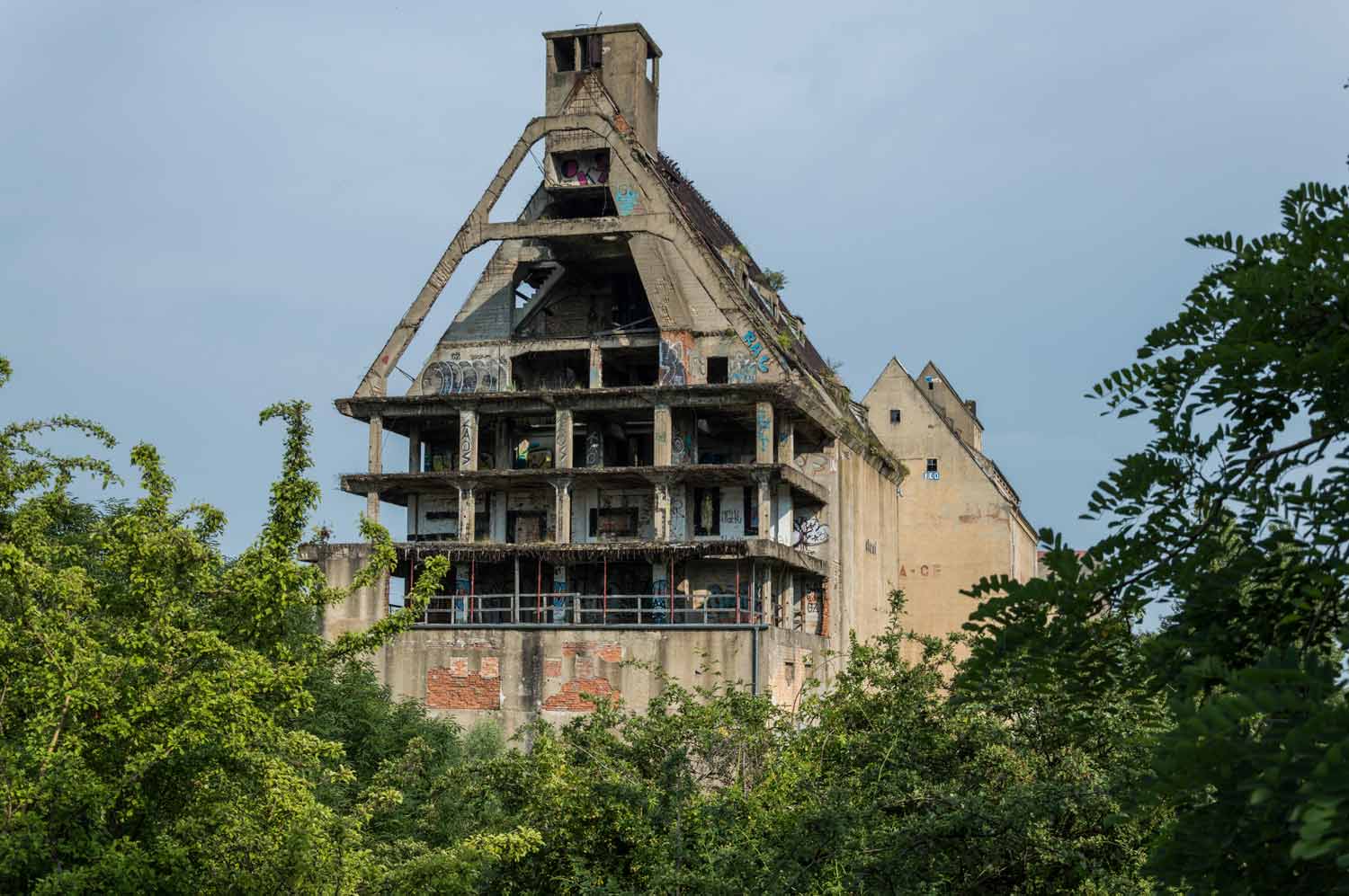 Ruine eines Speichergebäudes