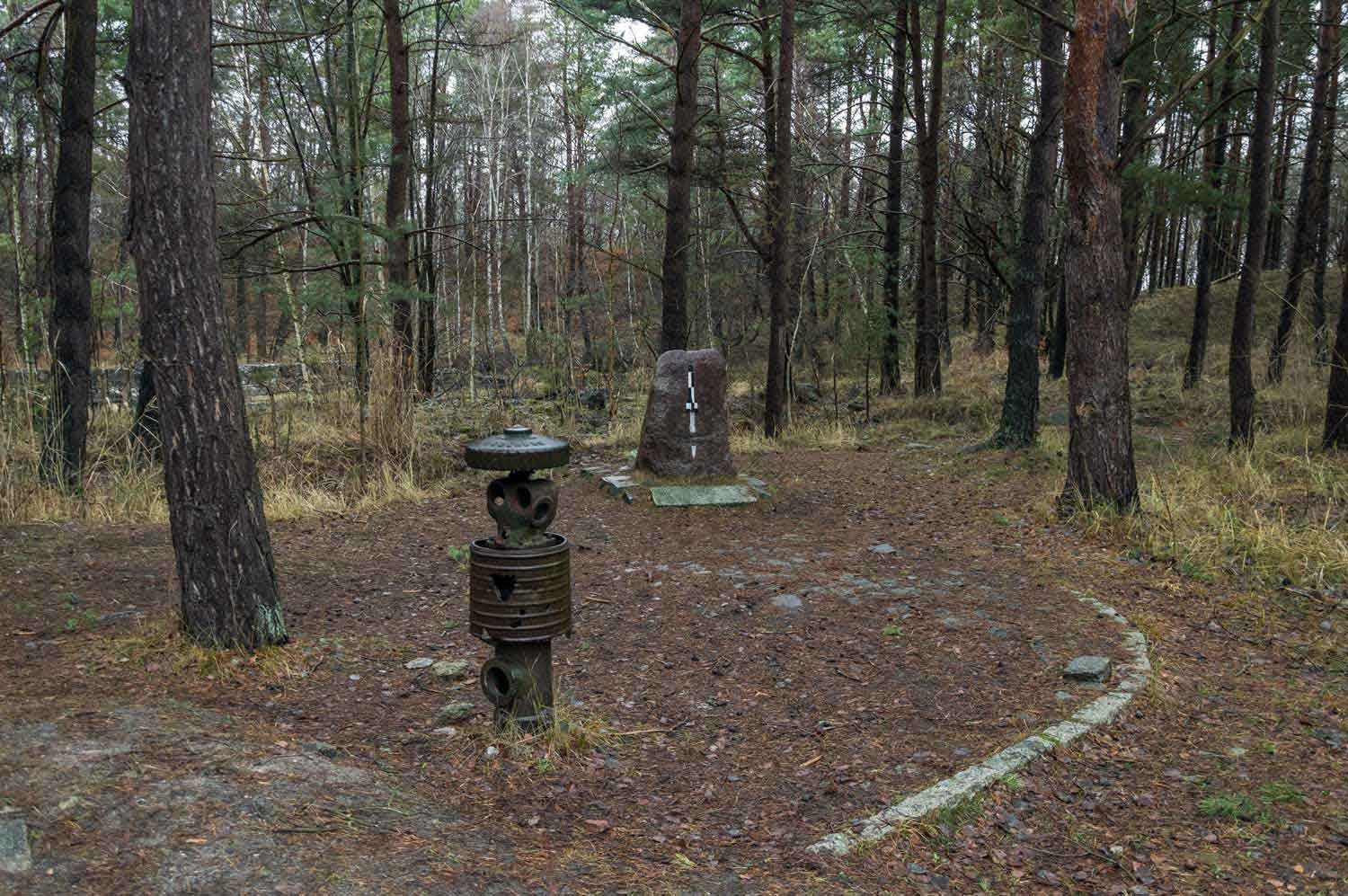 Hydrant im Wald