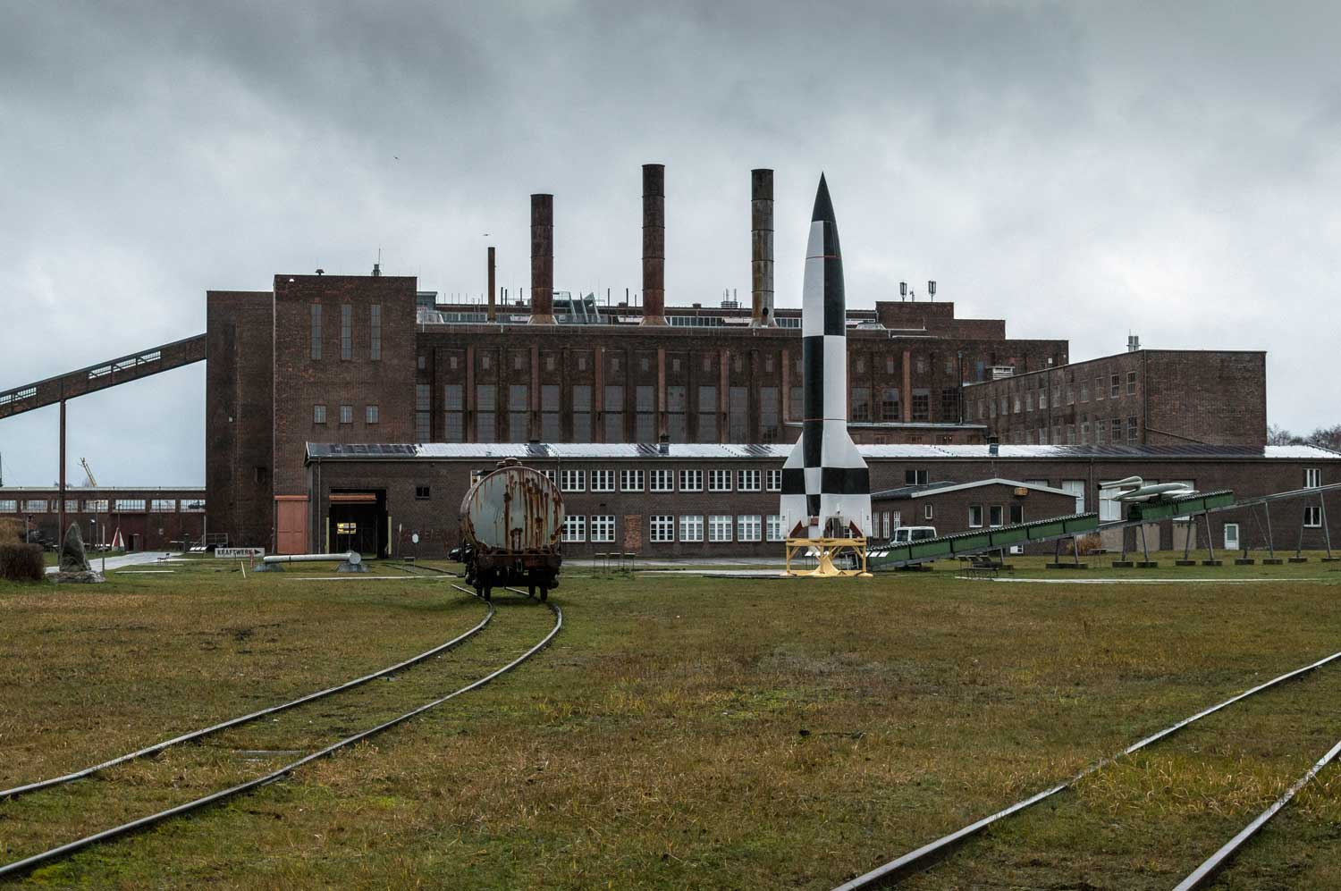 A4-Rakete im alten Kraftwerk