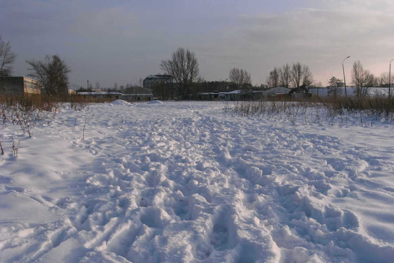 Spuren im Schnee