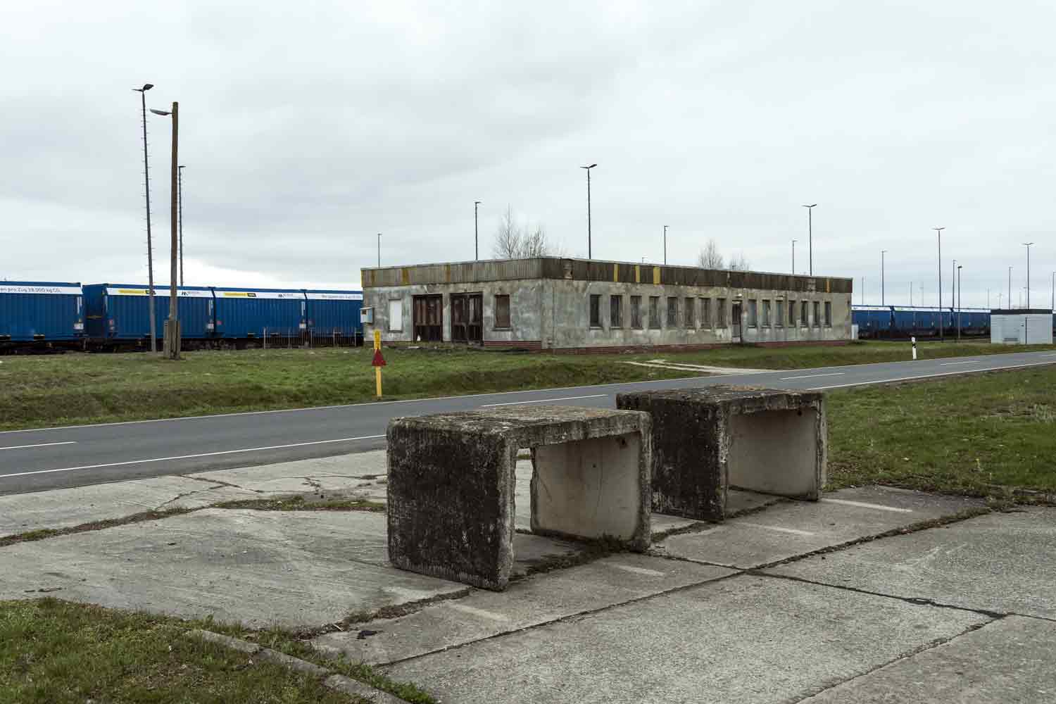 Endbahnhof Arneburg der Anbindung an Stendal Empfangsgebäude Bahnhof
