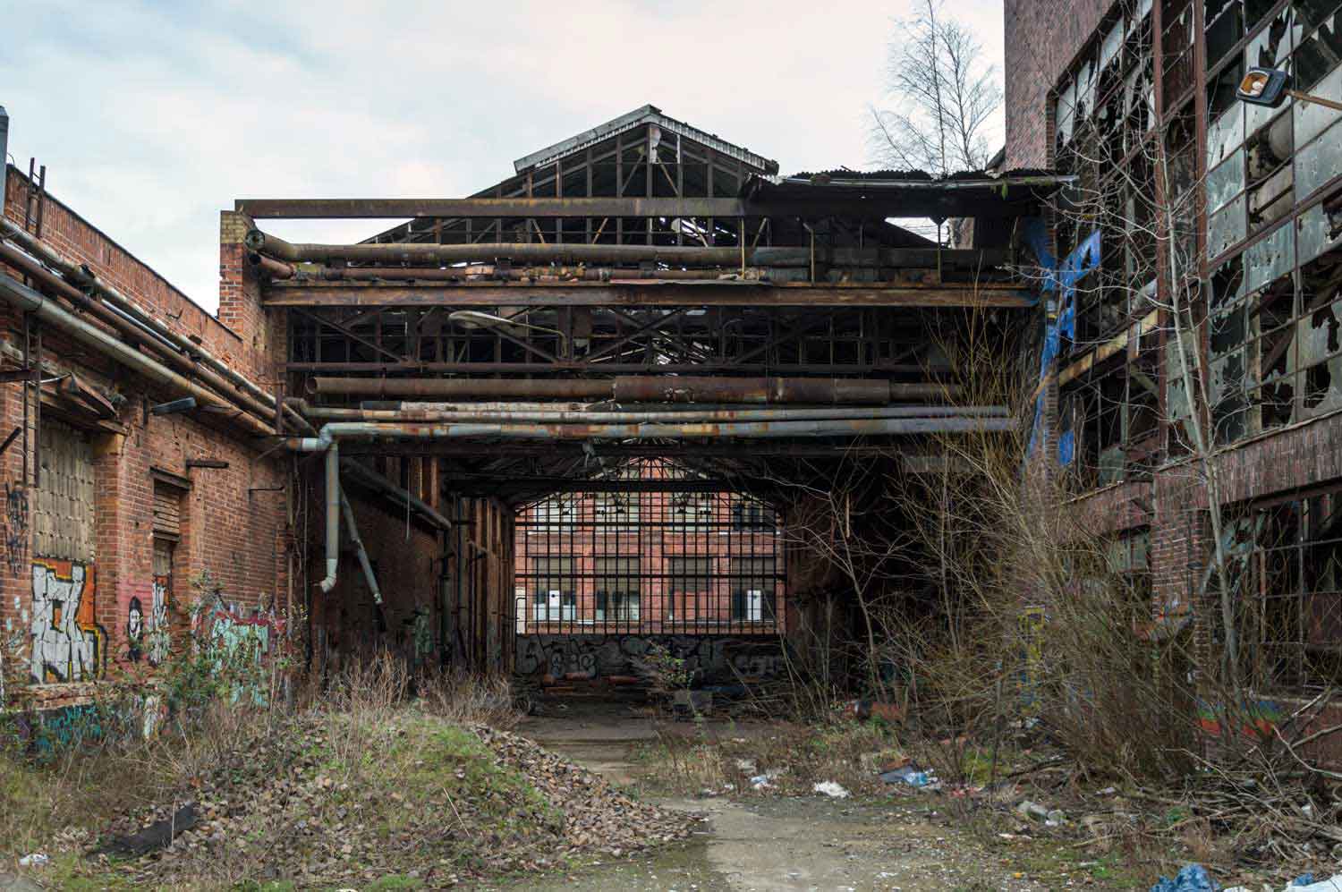 Verfallene Halle