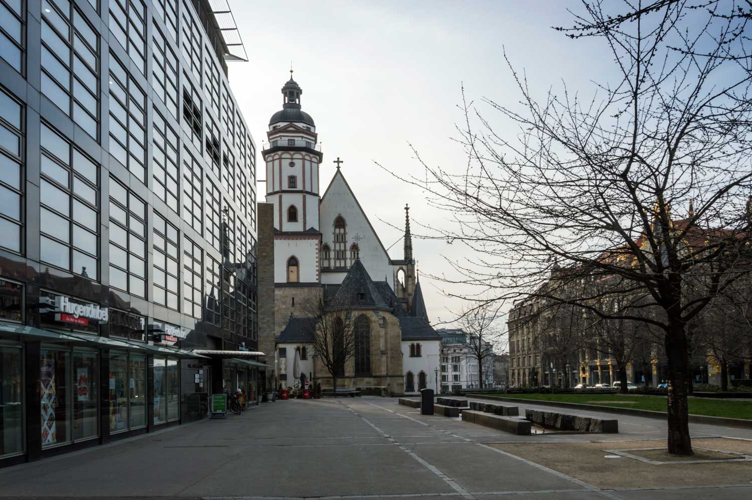 Vor der Thomaskirche
