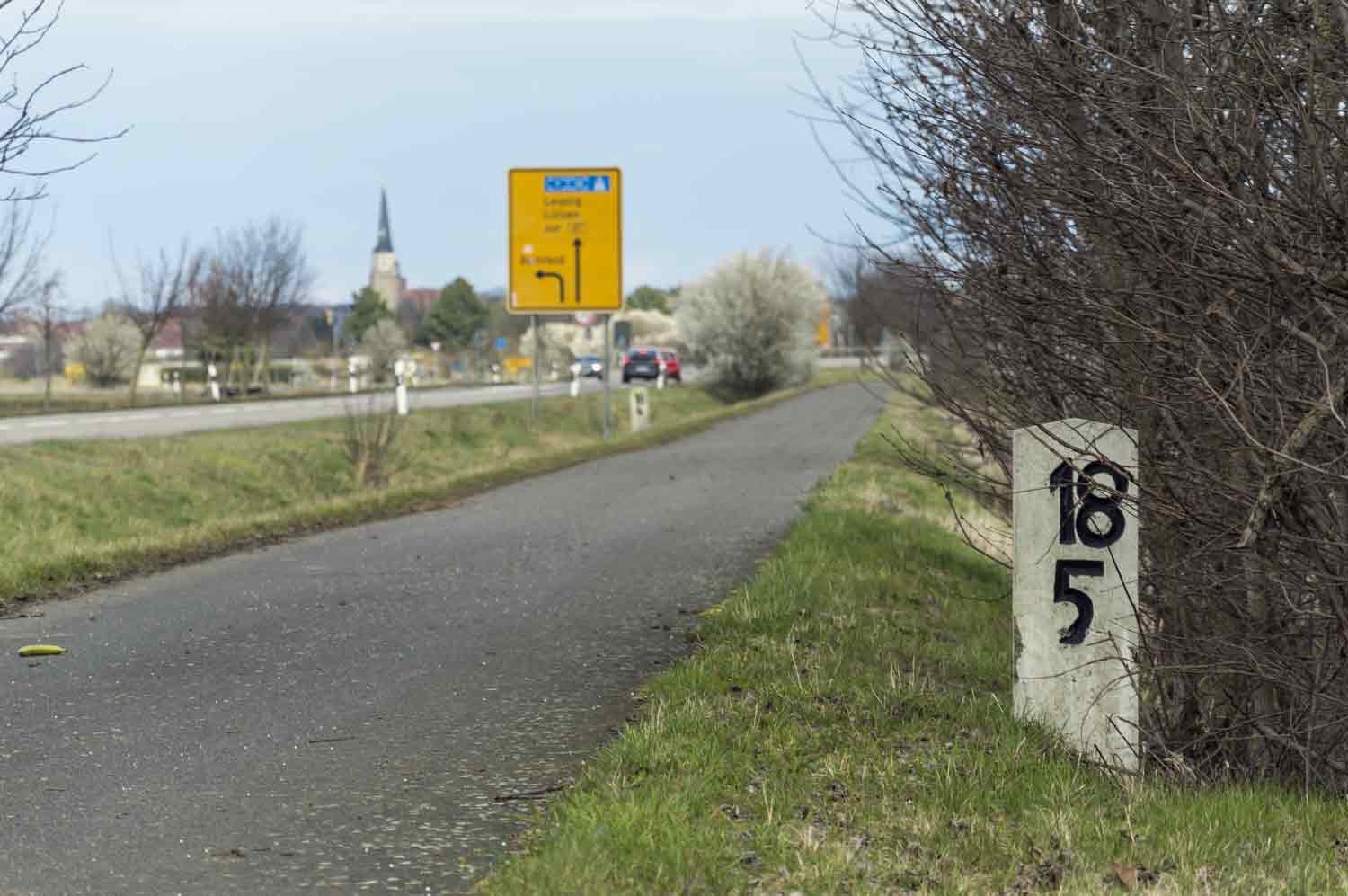Radweg auf Bahntrasse