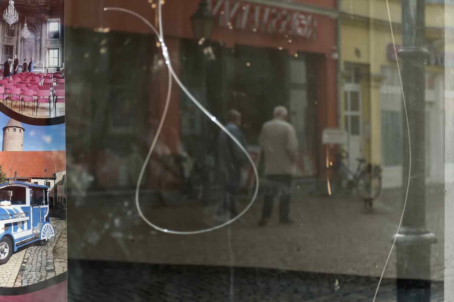 Spiegelung in Schaufenster
