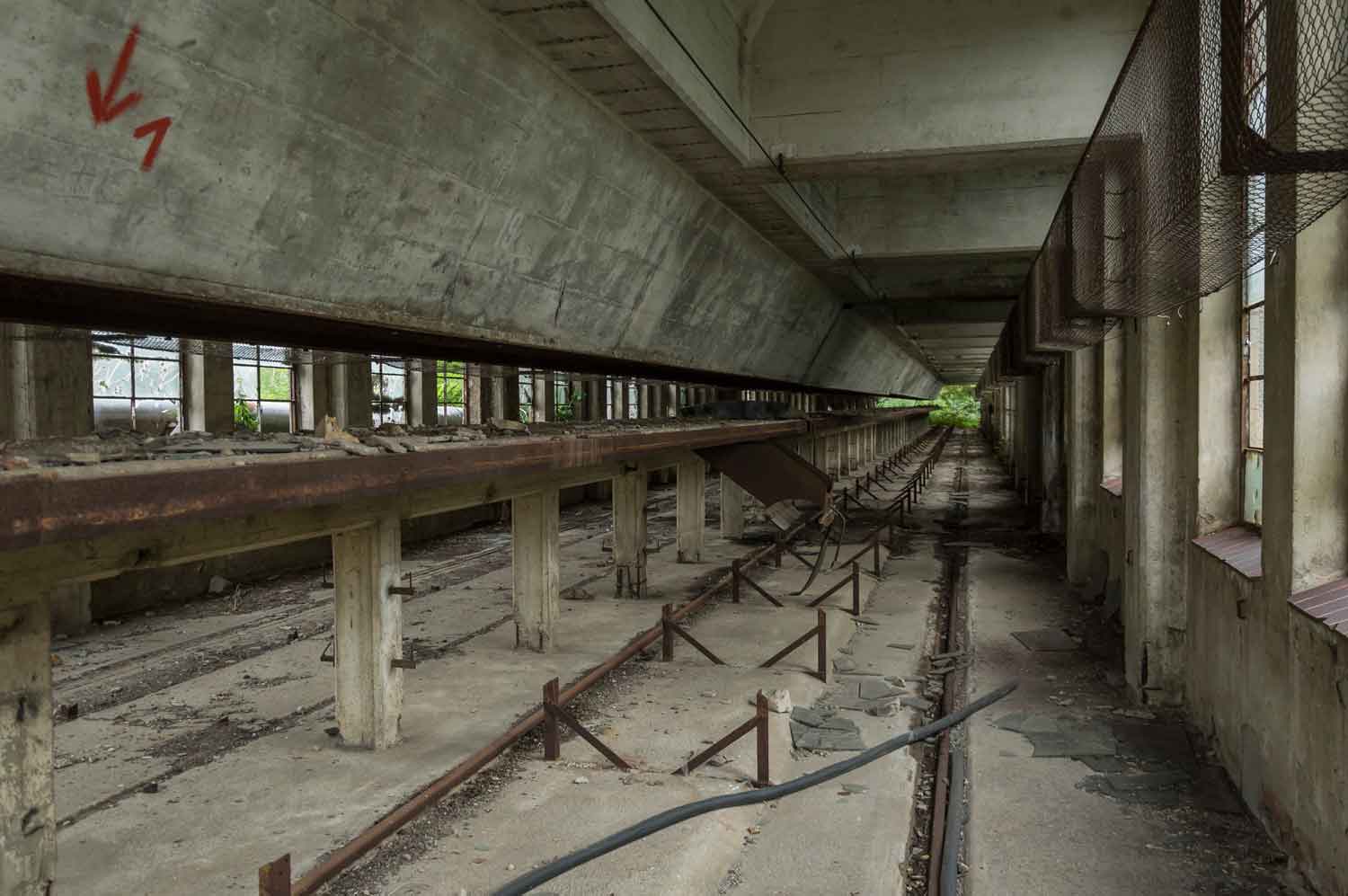 Kohlebunker im alten Kraftwerk Im alten Kraftwerk