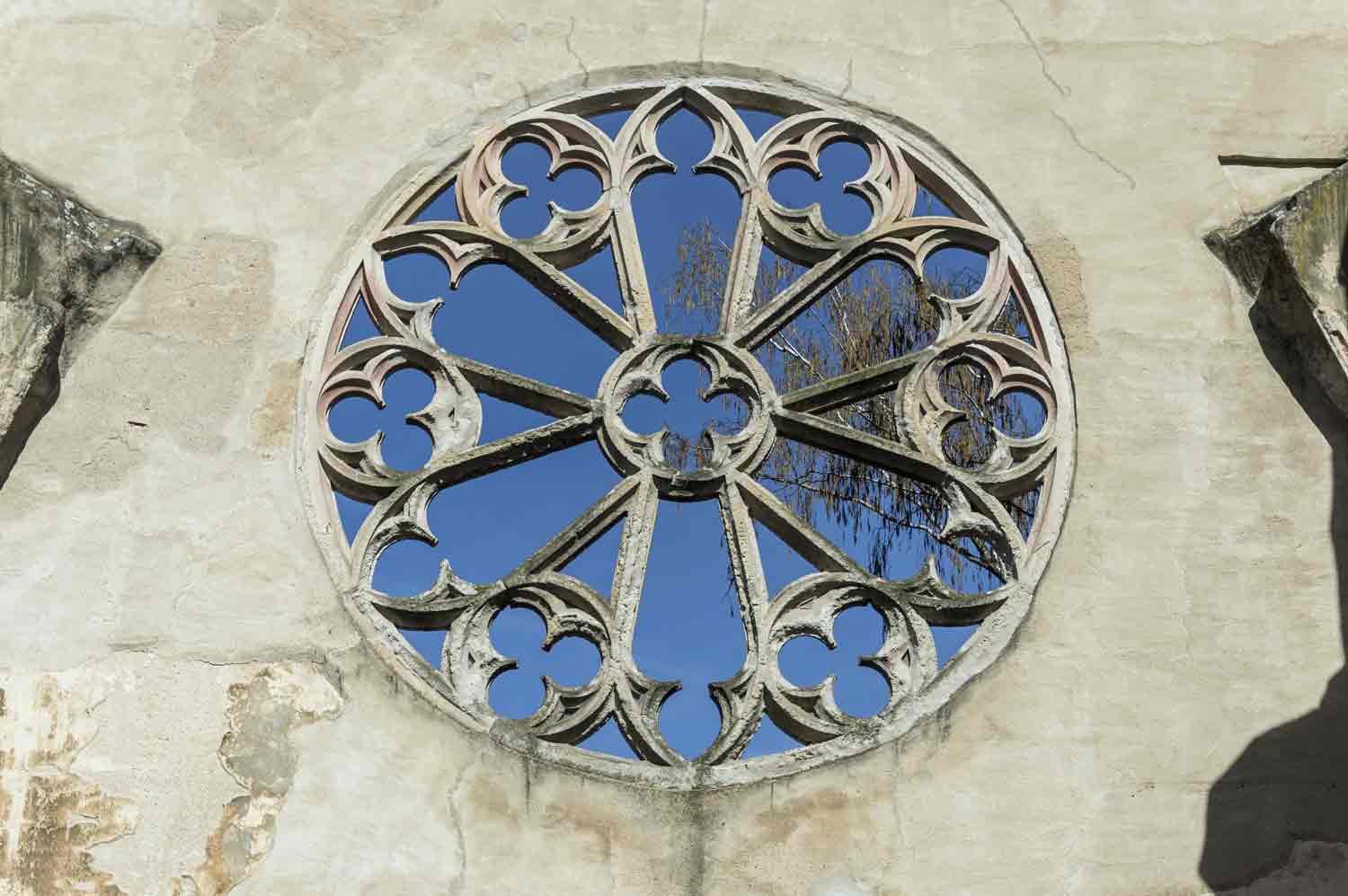Fenster in der Kirchenruine Wachau Kirchenruine Wachau