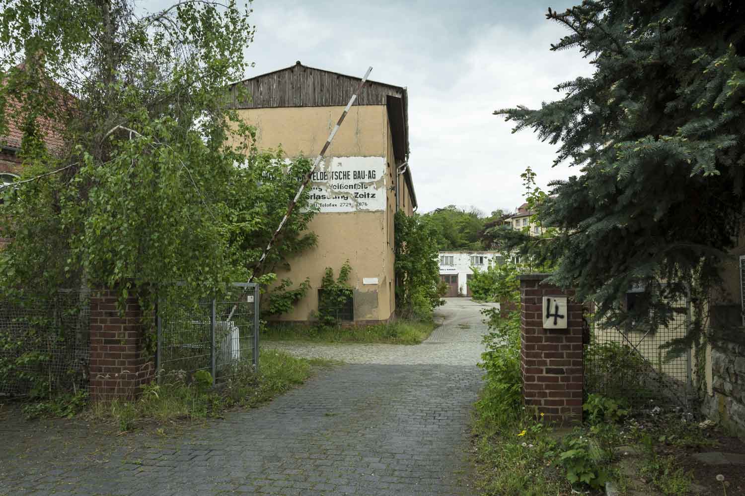 Ehemaliger Betriebseingang in Zeitz Betriebseingang