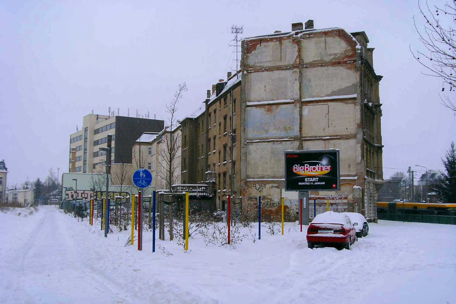 Blick zur Engertstraße in Leipzig-Plagwitz