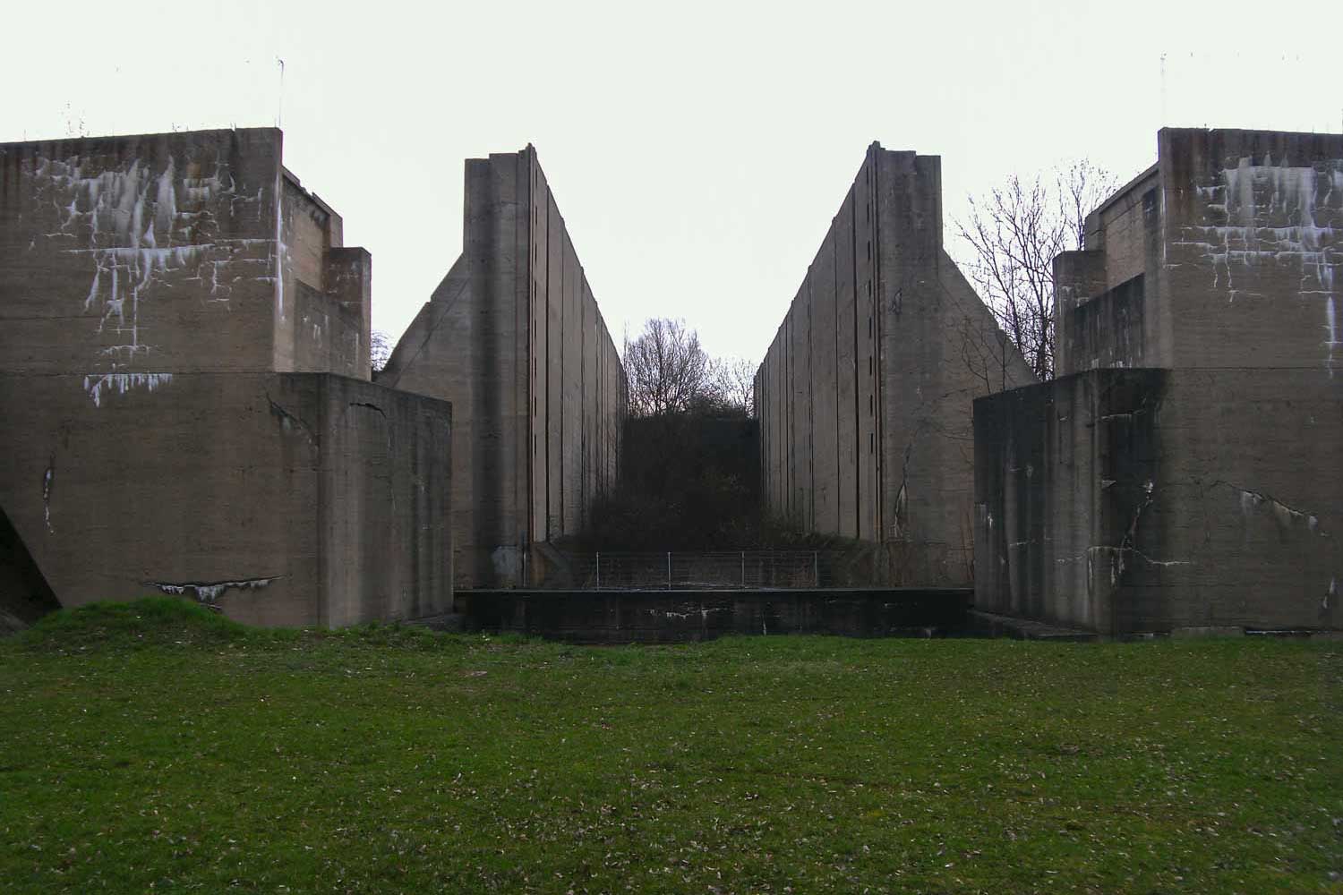 Beeindruckendes Schleusenfragment in Wüsteneutzsch Schleusentreppe Wüsteneutzsch